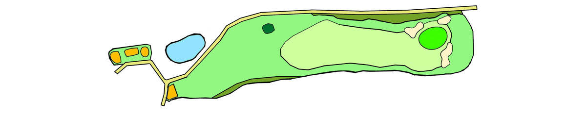 美加ノ原CCかもOUT　HOLE3
